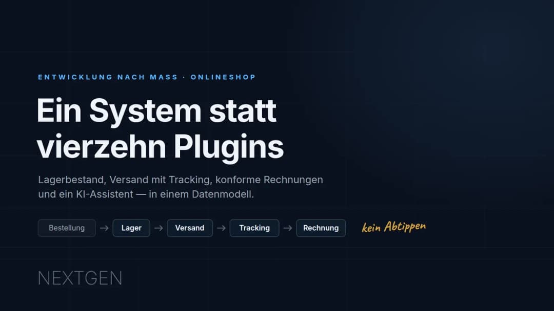 Individuelles CMS: ein System statt vierzehn Plugins